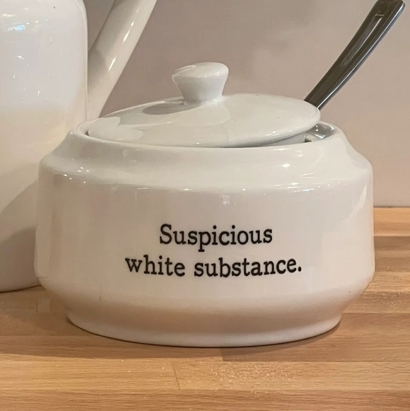 Other - NWT Suspicious White Substance Sugar Bowl